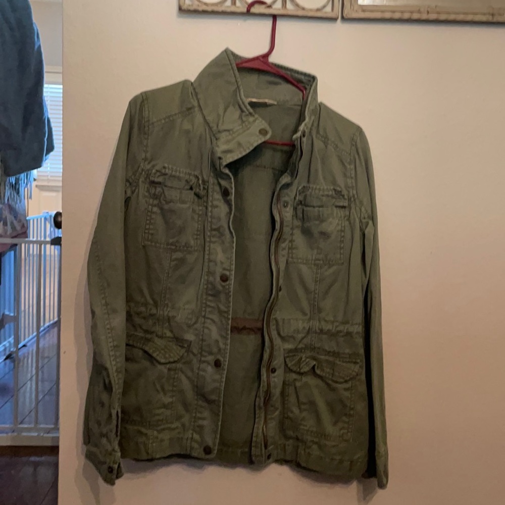 Hollister military jacket